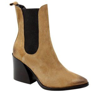 Charles David Kiwi Boot Bootie Light Brown Suede